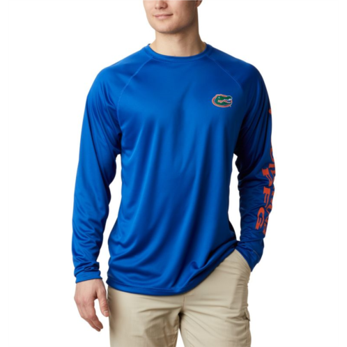 Columbia Mens Collegiate PFG Terminal Tackle Long Sleeve Shirt - Tall - Florida