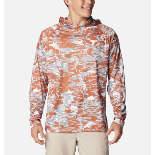 Columbia Mens Collegiate PFG Super Terminal Tackle Hoodie - Texas