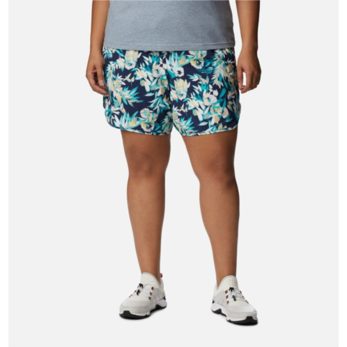 Columbia Womens Bogata Bay Stretch Printed Shorts - Plus Size