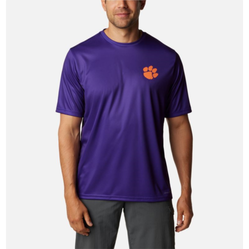 Columbia Mens Collegiate PFG Terminal Tackle Short Sleeve Shirt - Clemson