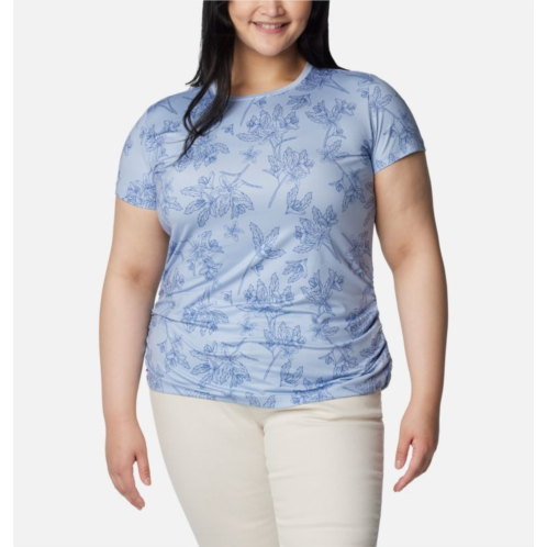 Columbia Womens Leslie Falls Short Sleeve Shirt - Plus Size