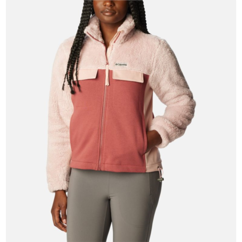 Womens Columbia Lodge Hybrid Sherpa Full Zip Jacket