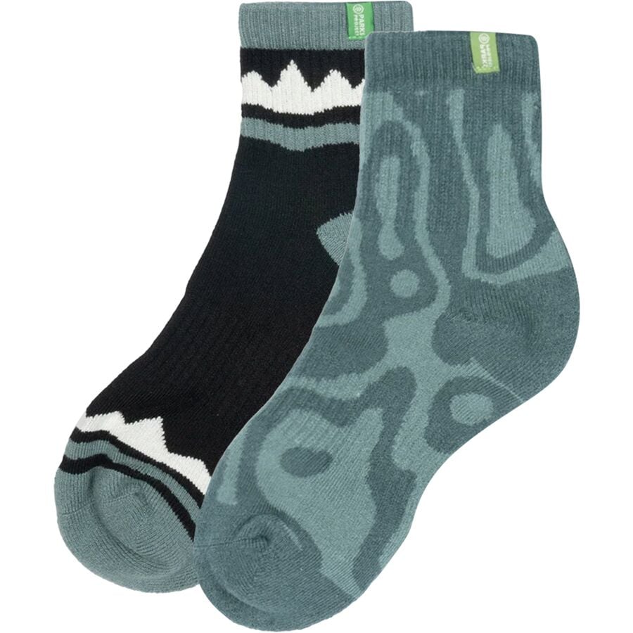 Parks Project Yellowstone Geysers Night and Day Hiking Sock - 2-pack