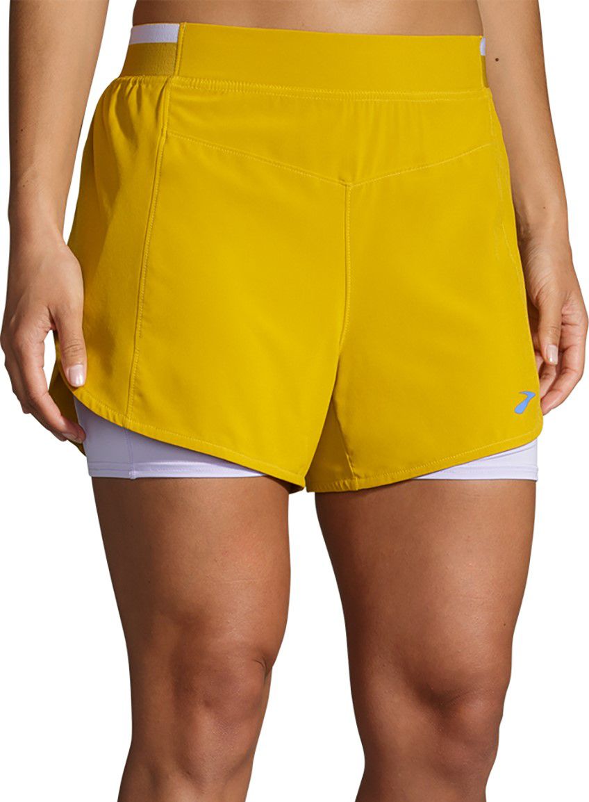 Brooks Womens Run Within 4 2-in-1 Shorts
