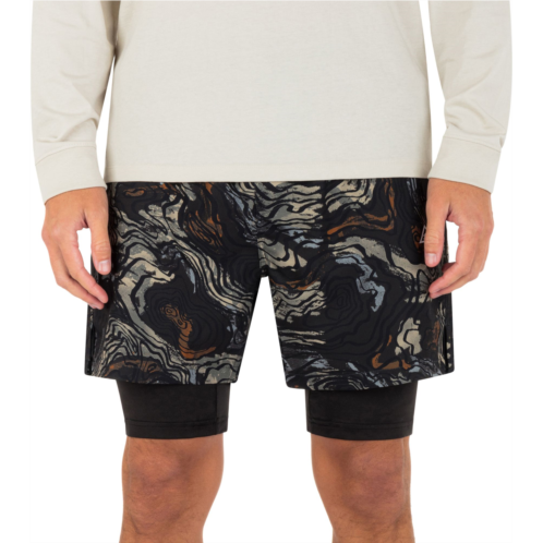 Hurley Mens H20-DRI Trek II Get Lost Combo 15.5 Shorts