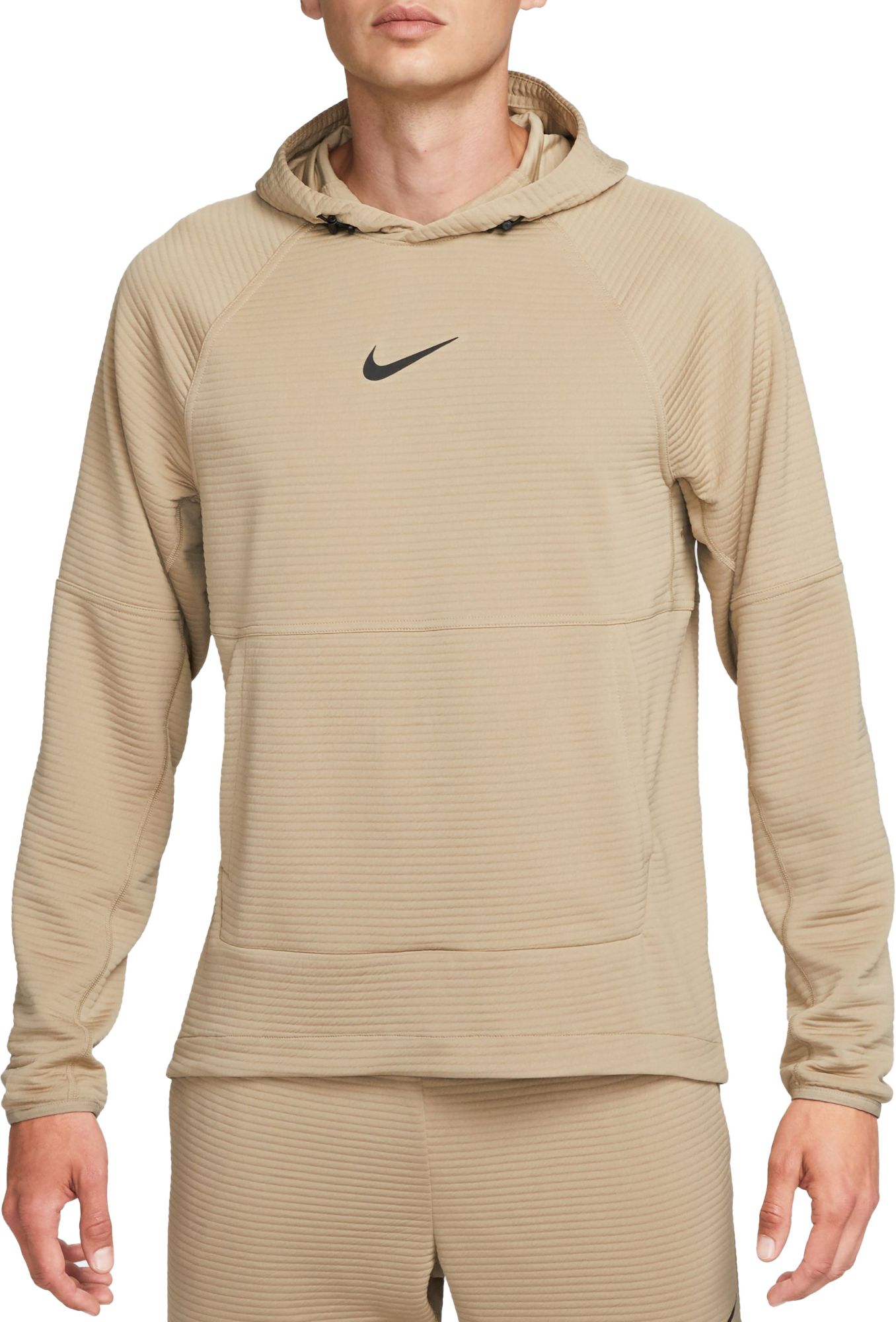 Nike Pro Mens Dri-FIT Fleece Fitness Pullover Hoodie