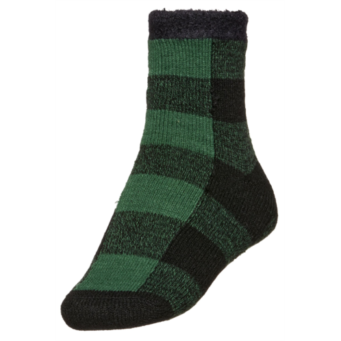 Northeast Outfitters Womens Cozy Cabin Holiday Buff Check Socks