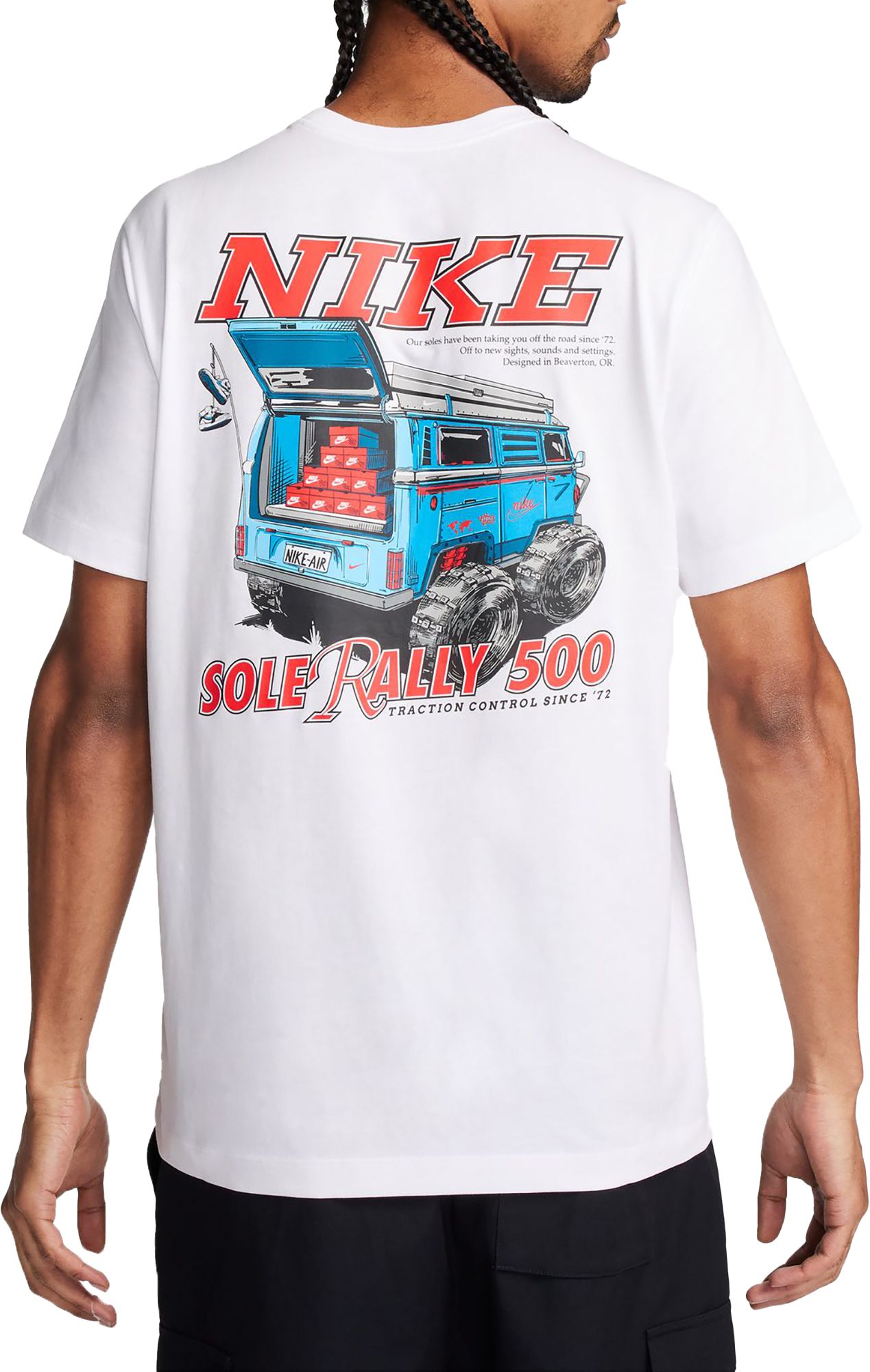 Nike Mens Sportswear Sole Rally Short Sleeve Graphic T-Shirt