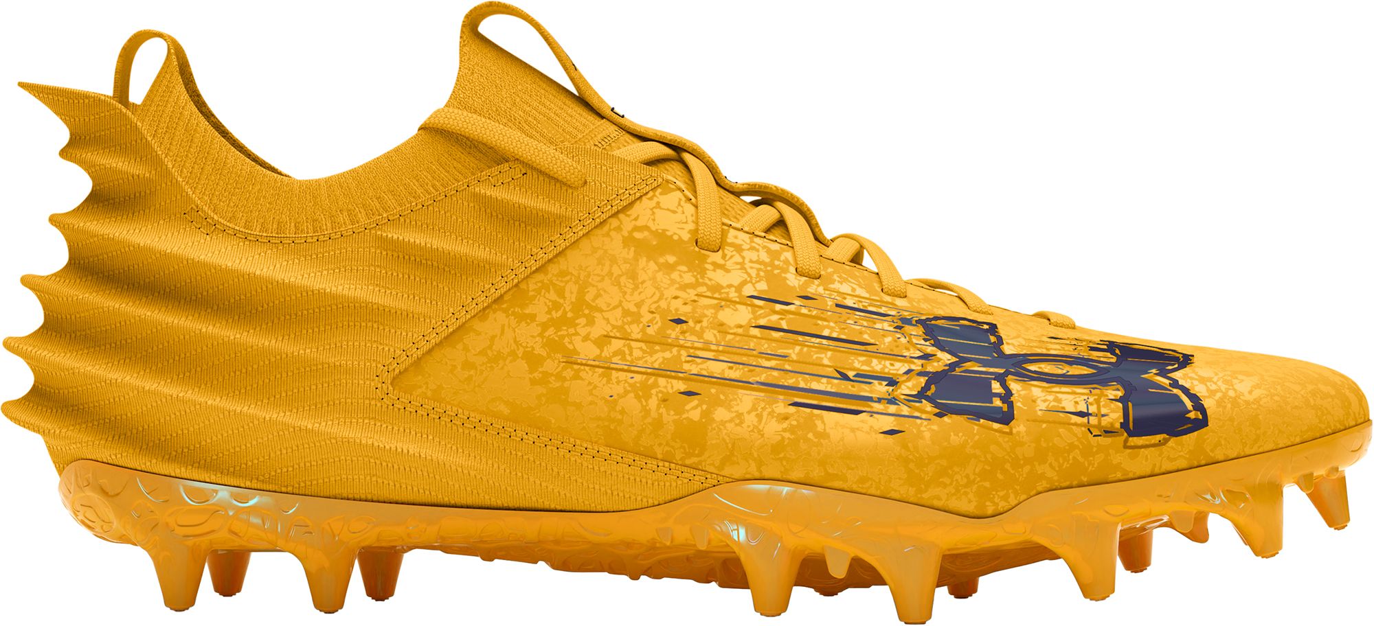 Under Armour Mens Blur Smoke Suede 2.0 MC Football Cleats