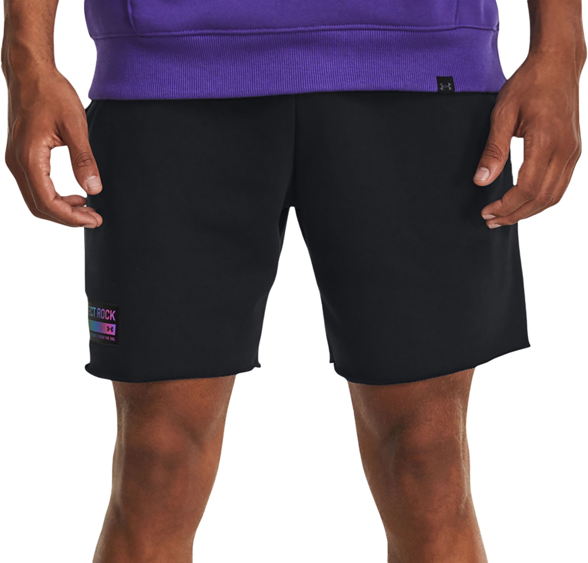 Under Armour Mens Project Rock Heavyweight Terry Shorts