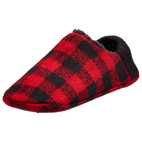 Northeast Outfitters Mens Cozy Cabin Holiday Buff Check Slipper Socks