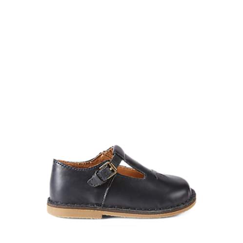 Polo Ralph Lauren School T-Strap Leather Shoe