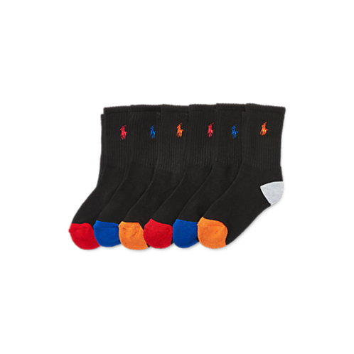 Polo Ralph Lauren Athletic Crew Sock 6-Pack