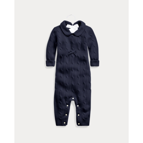 Polo Ralph Lauren Cashmere Knit-Collar Coverall