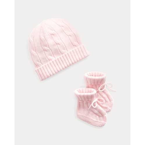 Polo Ralph Lauren Cashmere Beanie & Bootie Set