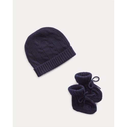 Polo Ralph Lauren Cashmere Beanie & Bootie Set