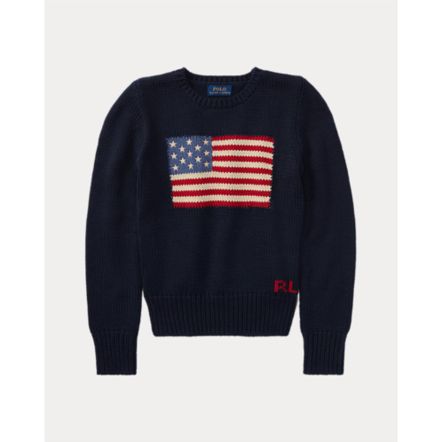 Polo Ralph Lauren Flag Cotton Crewneck Sweater