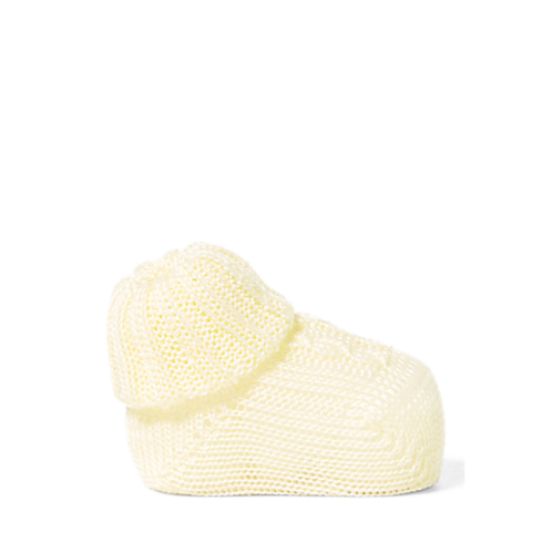 Polo Ralph Lauren Cable-Knit Cotton Booties