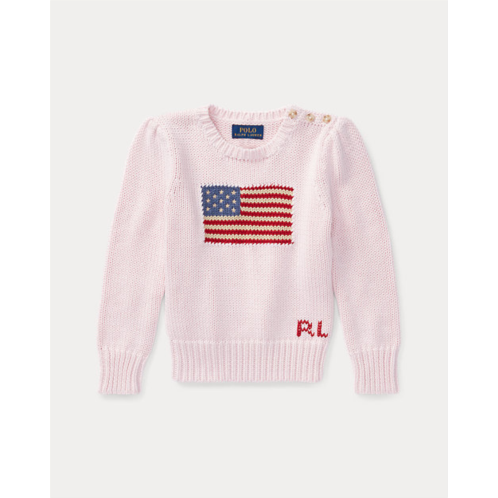 Polo Ralph Lauren Flag Cotton Crewneck Sweater