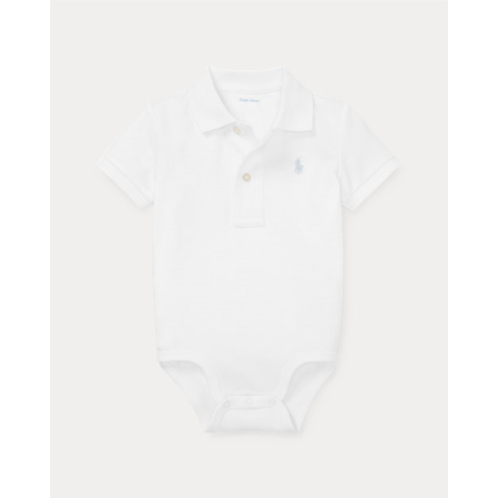 Baby Boy Soft Cotton Polo Bodysuit