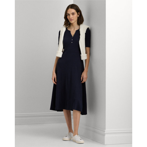 Lauren Cotton Fit-and-Flare Dress