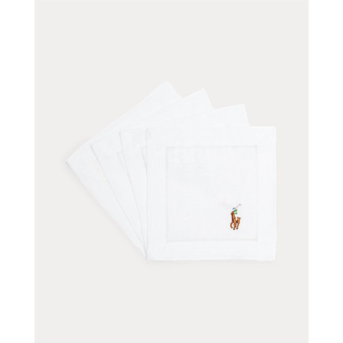 Polo Ralph Lauren Pony Cocktail Napkin Set