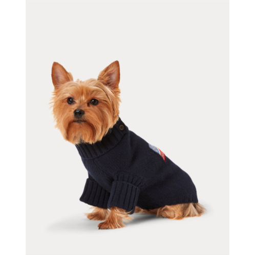 Polo Ralph Lauren Flag Wool-Cashmere Dog Sweater