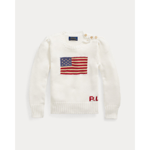 Polo Ralph Lauren Flag Cotton Crewneck Sweater