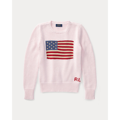 Polo Ralph Lauren Flag Cotton Crewneck Sweater