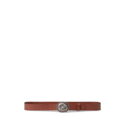 Lauren Leather Wide Belt