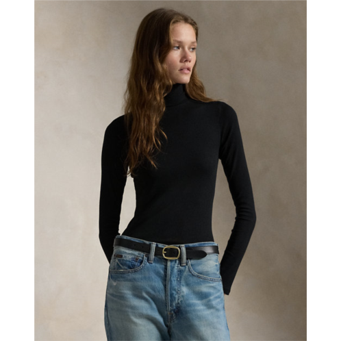 Polo Ralph Lauren Stretch Ribbed Turtleneck