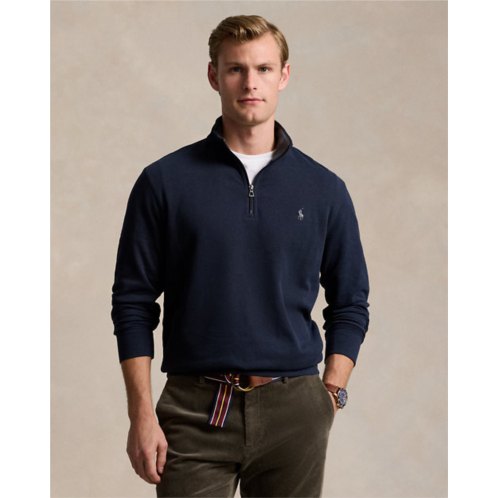 Polo Ralph Lauren Luxury Jersey Quarter-Zip Pullover