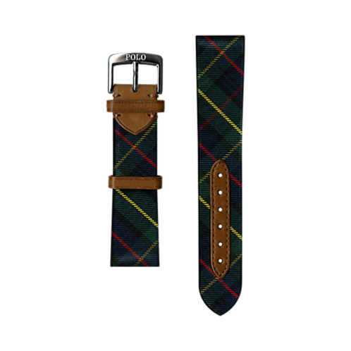 Polo Ralph Lauren Tartan Tie Silk Watch Strap