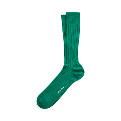 Polo Ralph Lauren Ribbed Cashmere-Blend Dress Socks