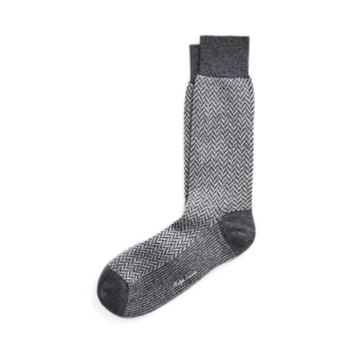 Polo Ralph Lauren Herringbone Cashmere-Blend Dress Socks