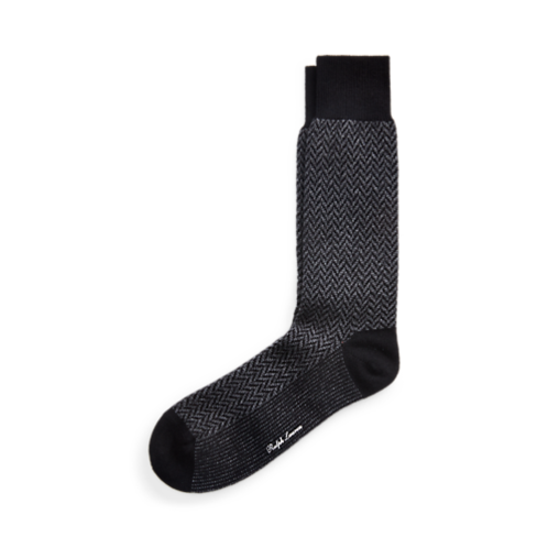 Polo Ralph Lauren Herringbone Cashmere-Blend Dress Socks