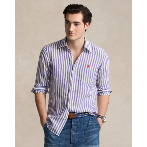 Polo Ralph Lauren Custom Fit Striped Linen Shirt