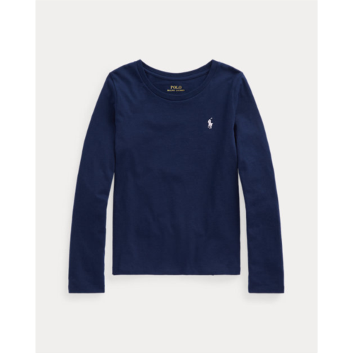 Polo Ralph Lauren Cotton Jersey Long-Sleeve Tee