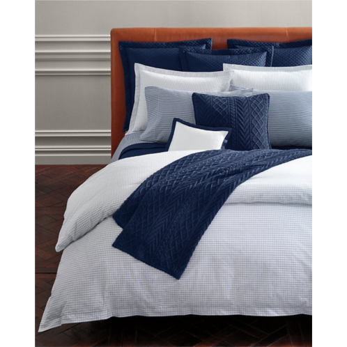 Polo Ralph Lauren Organic Cotton Tattersall Duvet Cover