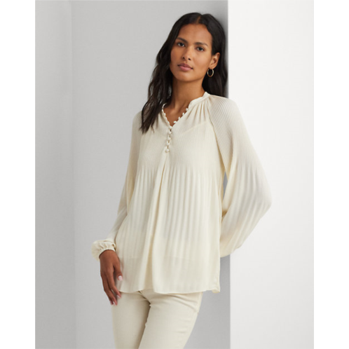 Polo Ralph Lauren Pleated Georgette Blouse