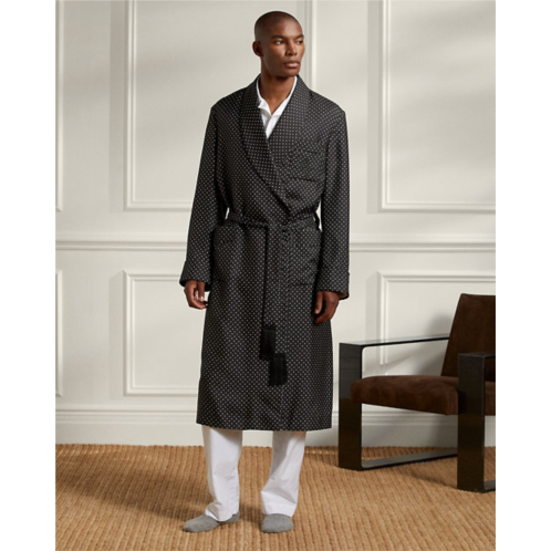 Polo Ralph Lauren Polka-Dot Silk Robe