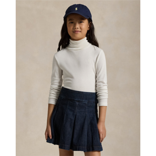 Polo Ralph Lauren Ribbed Cotton-Blend Turtleneck