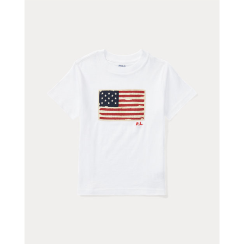 Polo Ralph Lauren Flag Cotton Jersey Tee