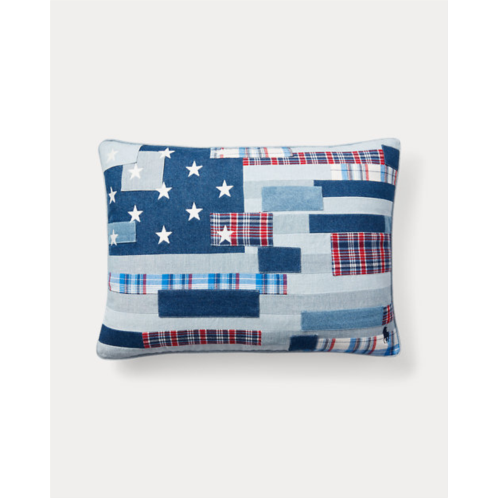 Polo Ralph Lauren Ramsey Patchwork Flag Throw Pillow