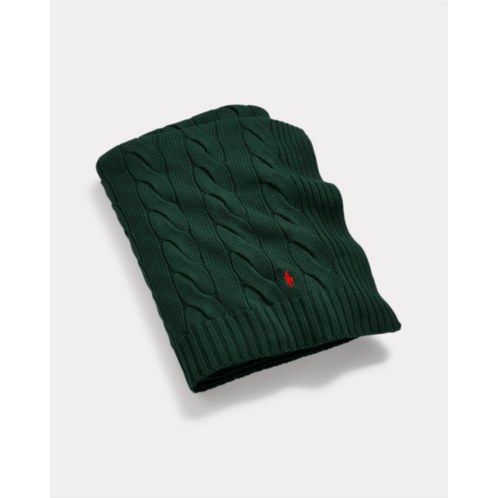 Polo Ralph Lauren Hanley Cable-Knit Throw Blanket