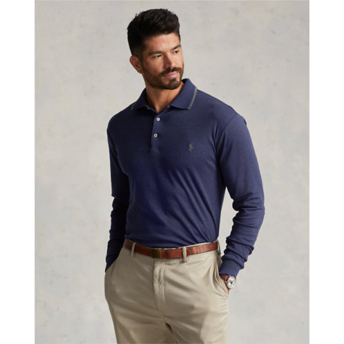 Polo Ralph Lauren Soft Cotton Long-Sleeve Polo Shirt