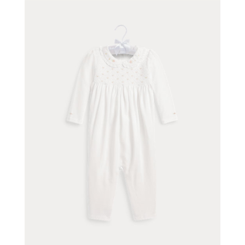 Polo Ralph Lauren Smocked Organic Cotton Coverall