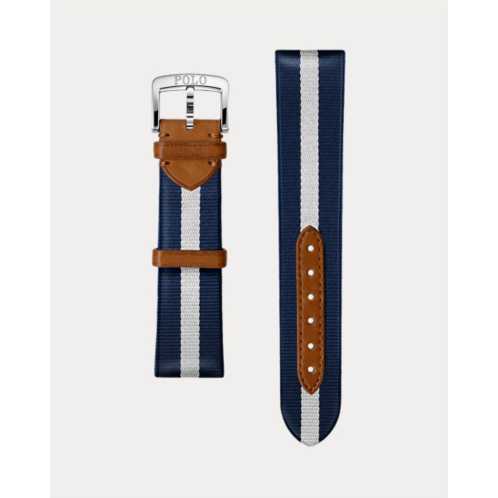 Polo Ralph Lauren Striped Silk Watch Strap