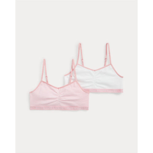 Polo Ralph Lauren Striped Stretch Jersey Bralette 2-Pack