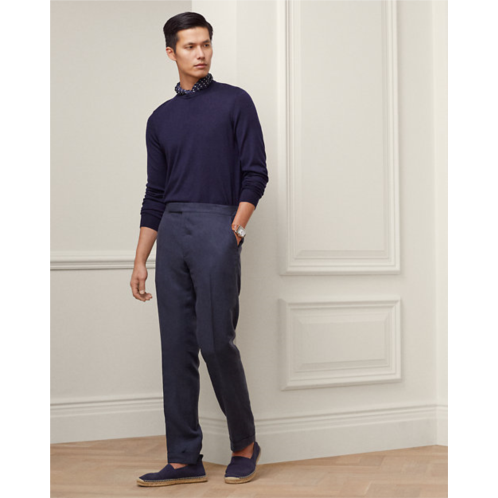 Polo Ralph Lauren Gregory Hand-Tailored Silk-Linen Trouser